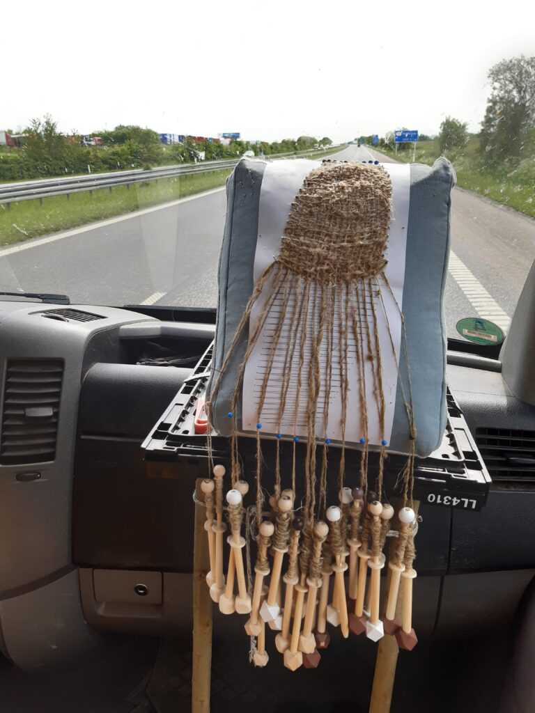 Reiseklöppelset mit Brennnesselgarn, Foto © Patrick Will, 2022 