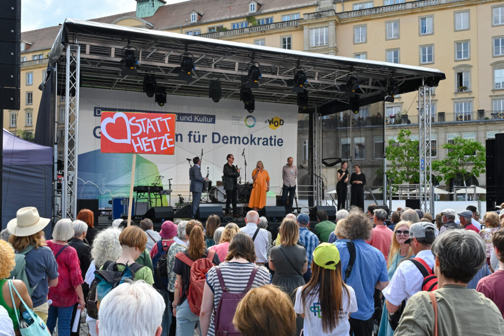 #WOD;  Dresden Concept; Gemeinsam für Demokratie - die Dresdner Kultur und Wissenschaft lädt ein