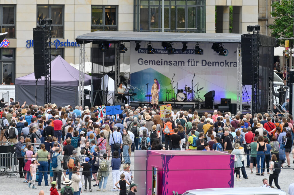 #WOD;  Dresden Concept; Gemeinsam für Demokratie - die Dresdner Kultur und Wissenschaft lädt ein